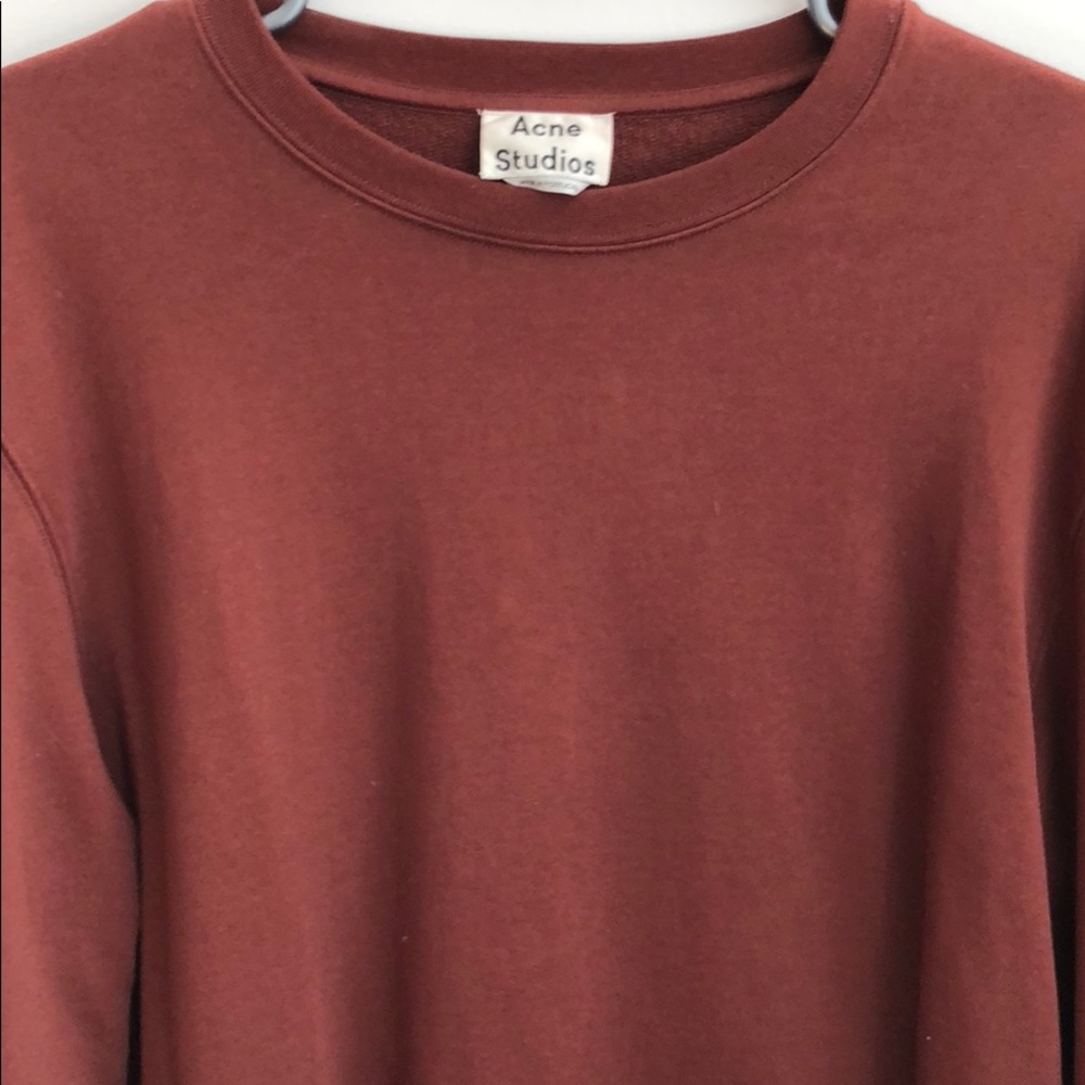 Acne Studios - Men’s L Maroon Crewneck Sweater